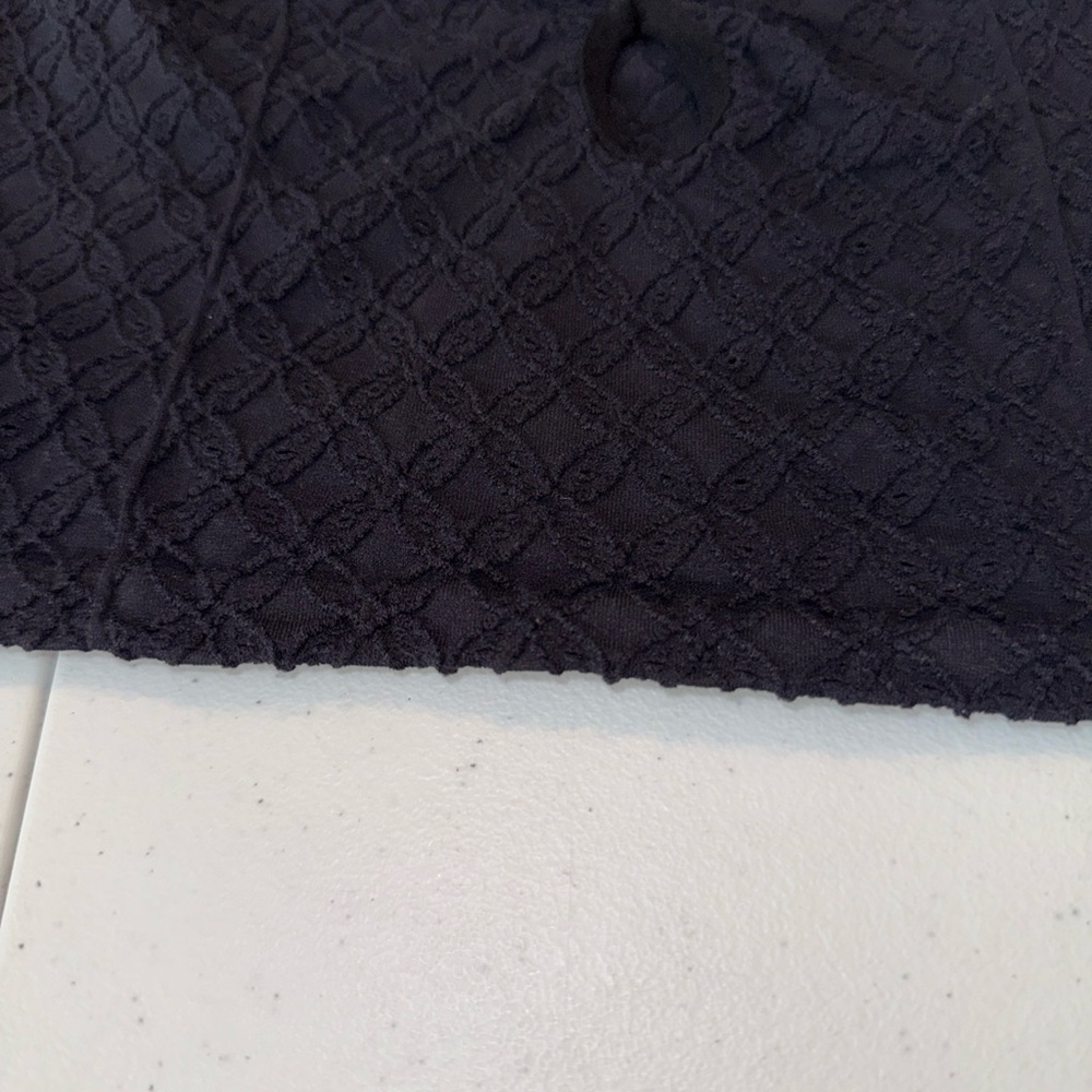 Anthropologie Black Textured Blouse‎ - Picture 4 of 9